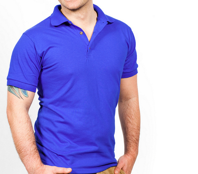 Herren Poloshirt in Blau