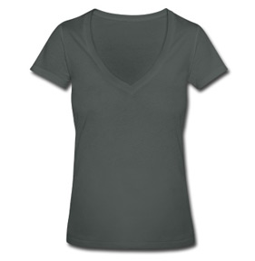 Frauen T-Shirt mit tiefen V-Ausschnitt - Vorschau