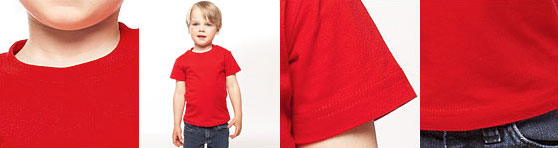 American Apparel Kindershirt in der Detailansicht