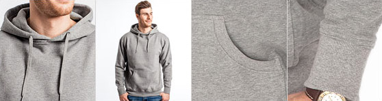 Kapuzenpullover - Detailansicht Detailansicht