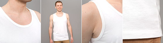 Muskelshirt in Detailansicht