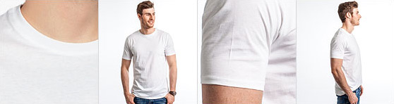 Premium T-Shirt in der Detailansicht