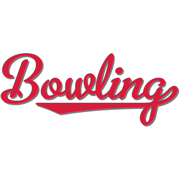 Bowling Schriftzug