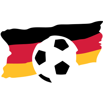 Fußball Deutschlandflagge