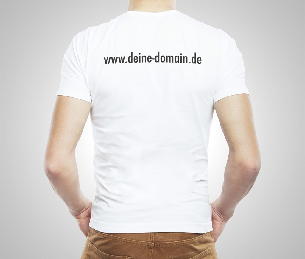 Domain T-Shirt bedrucken